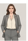 Outfit comparison showing Kibbe styling dos and don’ts